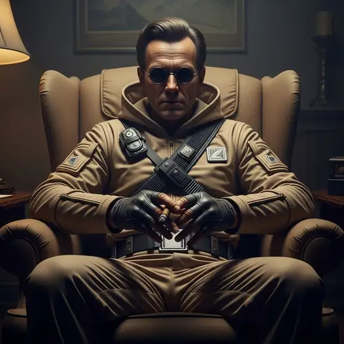 Timothée Chalamet as Michael | Cool Mafia Boss in Fremen Suit