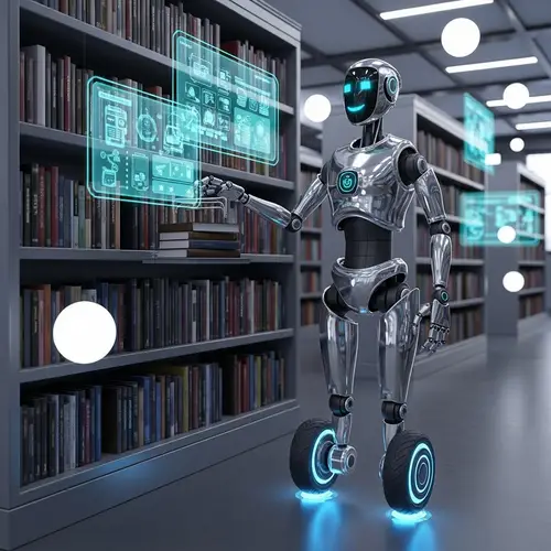 Futuristic Robot Librarian: A New Age of Libraries