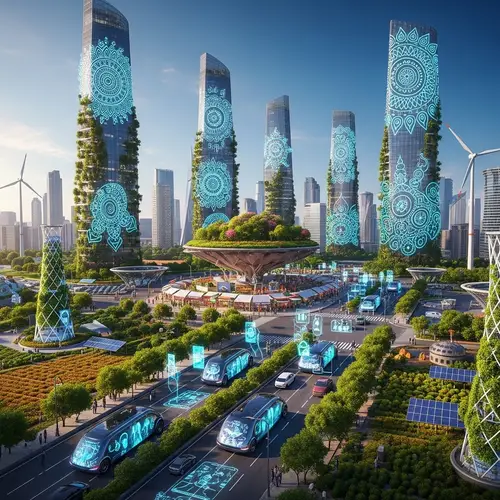 Futuristic India 2150: Technological Marvels & Cultural Fusion