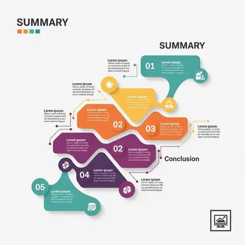 Step-by-Step Summary Graphic: Beautiful Design & Conclusion