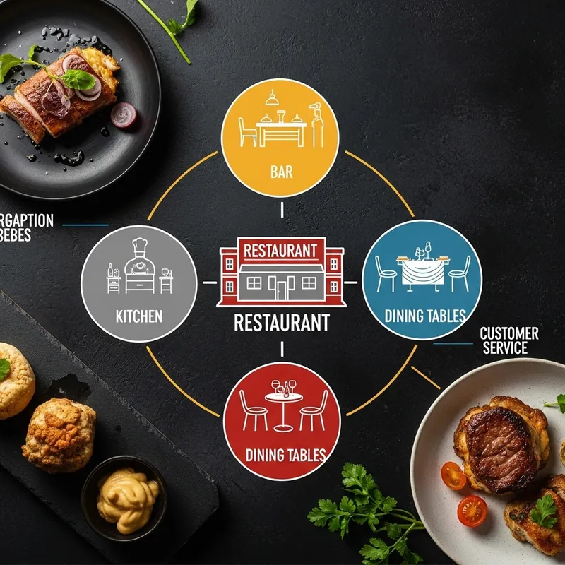 Restaurant Organization Infographic Design