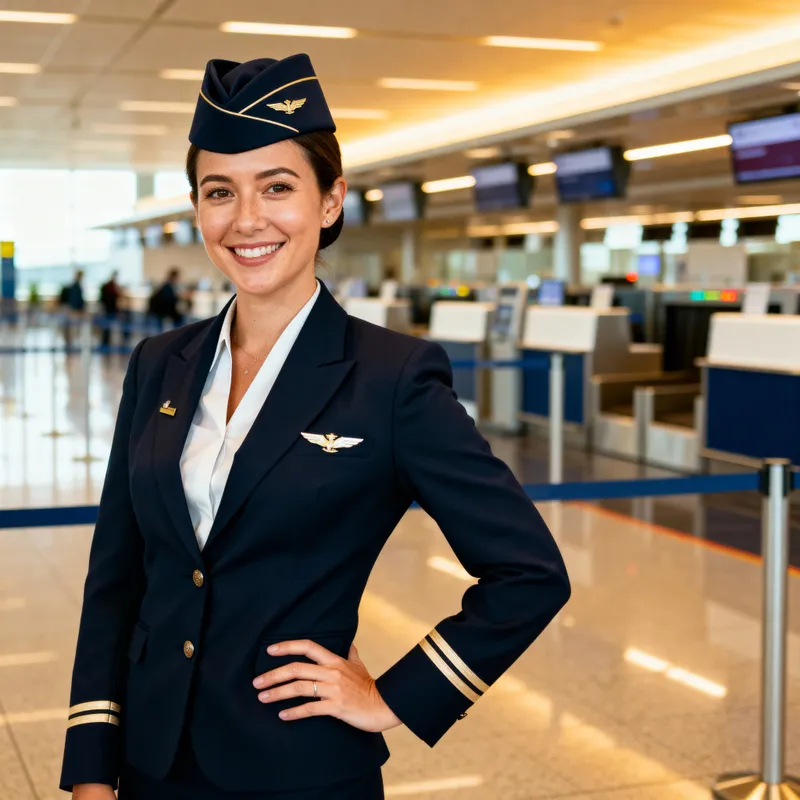 Friendly Australian Cabin Crew - Airport Experience Friendly Australian Cabin Crew - Airport Experience