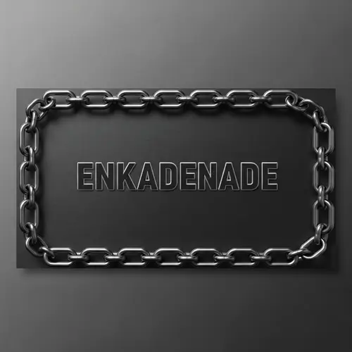 Chains Business Card Design | ENKADENADE Center Text