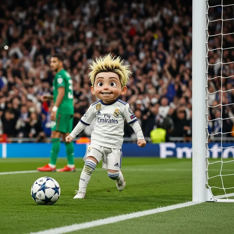 Bart Simpson Scores Goal for Real Madrid | Champions League