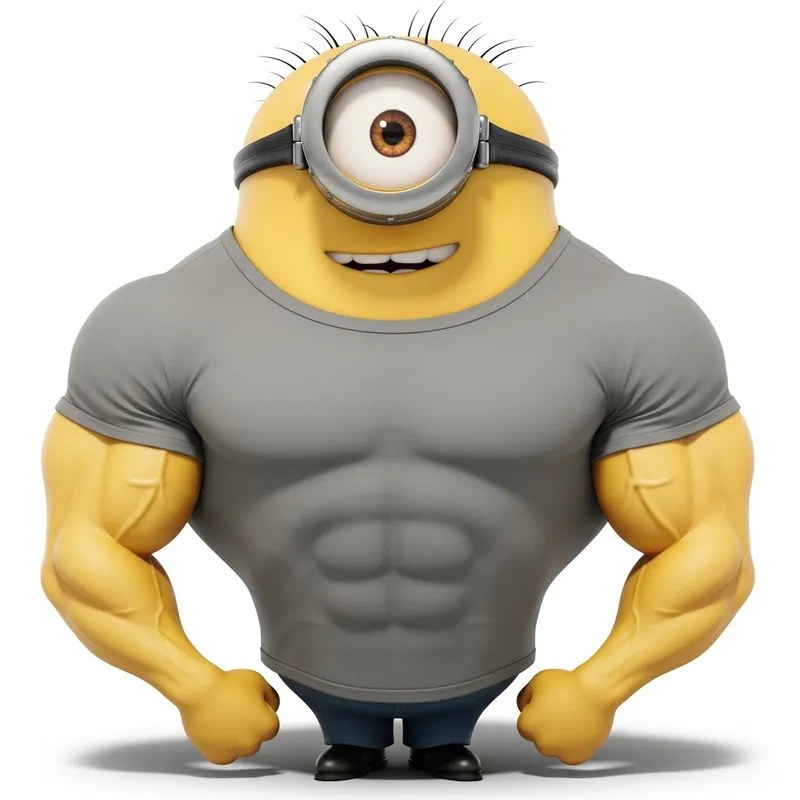 Veronica Minion: Muscular Character with Unique Style