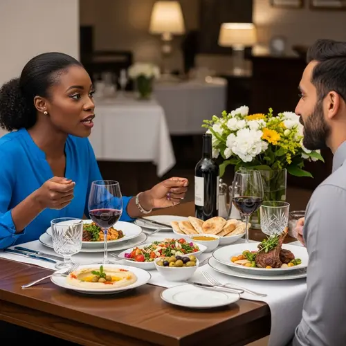 Empowered Dining: A Woman's Bold Conversation