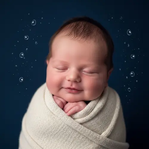 Newborn Baby Swaddled in Warm Blankets | Childlike Purity