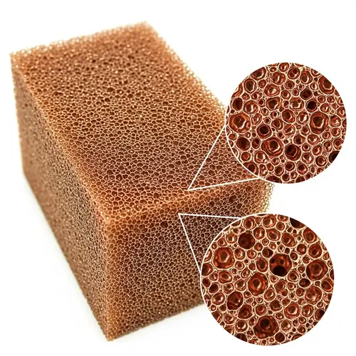 Detailed Copper Foam Catalyst Visualization