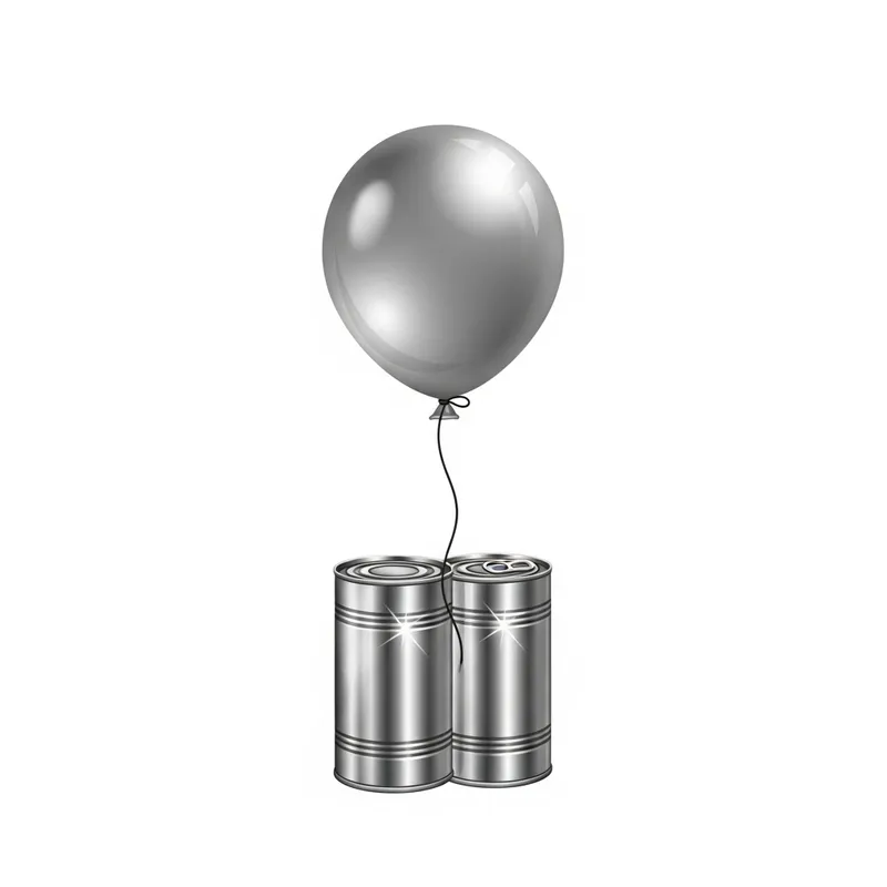 Professional Metallic Cans and Balloon Business Logo