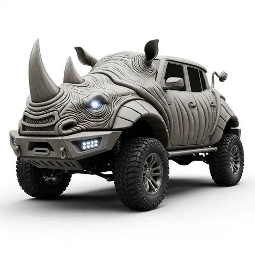 Rugged Off-Road Rhino Vehicle Design | Unique and Powerful Concept