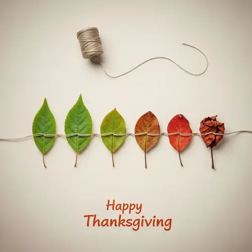 Leaf Life Cycle Transformation | Happy Thanksgiving