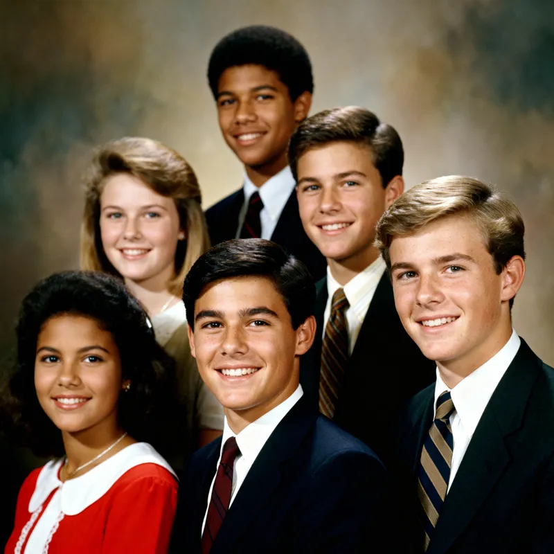 Diverse Senior Headshots for Yearbook