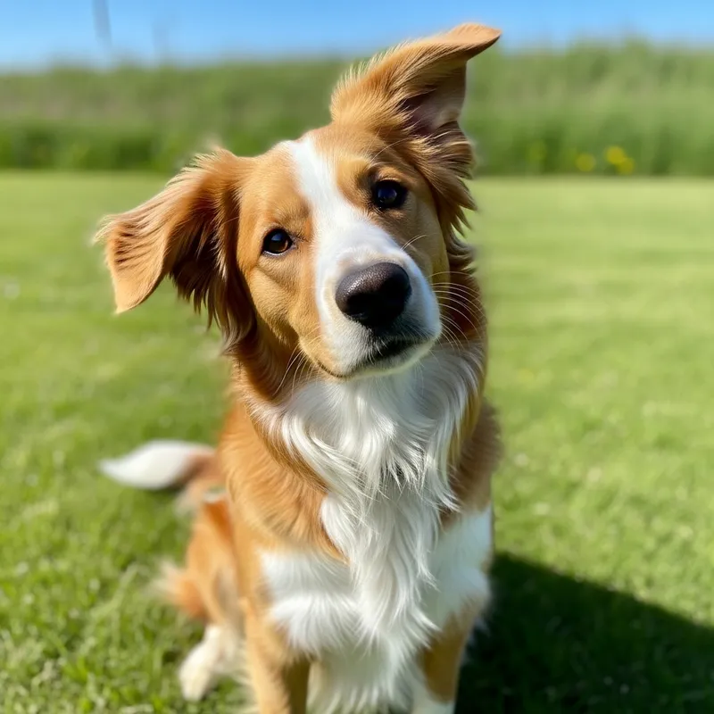 Adorable Dog with Long Lush Fur