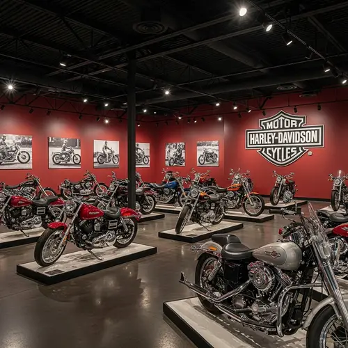 Harley Davidson Motorcycle Museum Interior