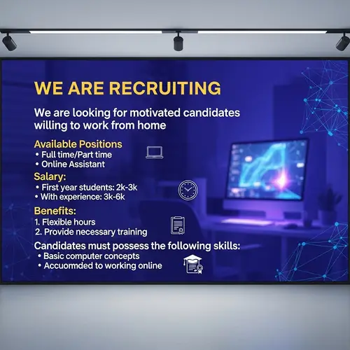 Recruiting | Work from Home Opportunities | Online Assistant Positions