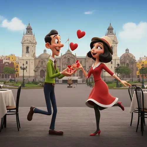 Valentine's Day Celebration in 3D Animation Style | Lima, Peru