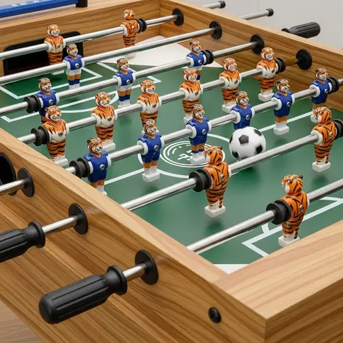 Tiger Foosball Table - Fierce & Competitive Players