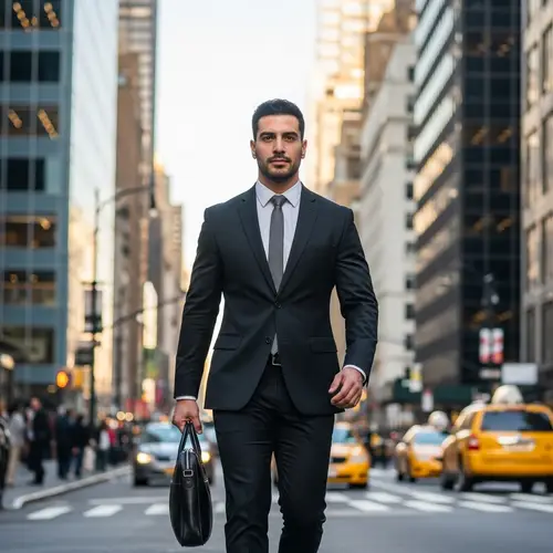 Hispanic Businessman Exudes Confidence | Professional Attire