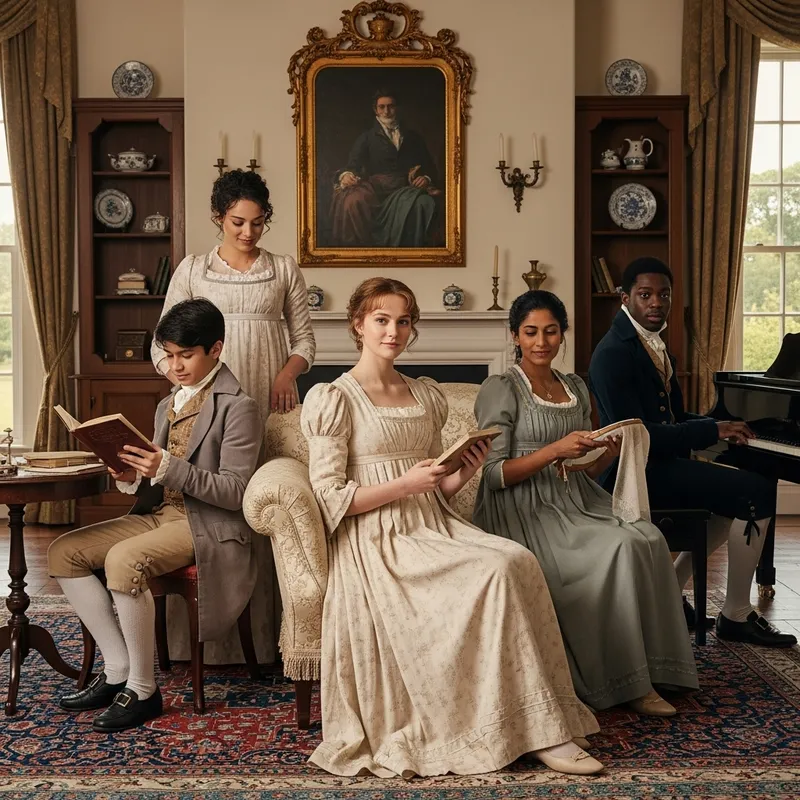 Regency Period Family Life: A Multicultural Portrait in a Grand House