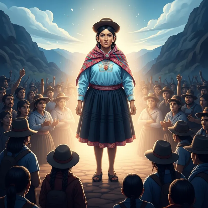 Andean Woman: Guiding Light for the Discriminated