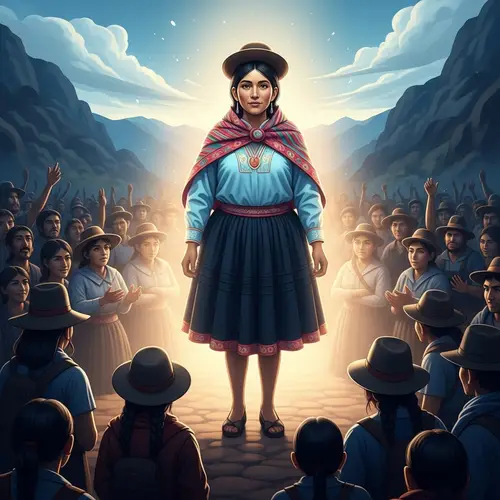 Andean Woman: Beacon of Hope for Discriminated People