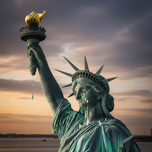 Statue of Liberty Crying: Symbol of Freedom Weeps