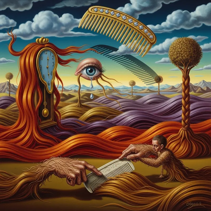 Fantastical Hair Art | Surreal Landscapes & Objects