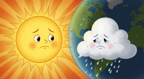 Sun and Cloud Interaction: Illustration and Dialogue