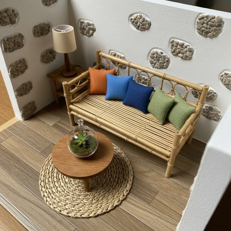 Stunning Scale Model of a Cozy Living Room