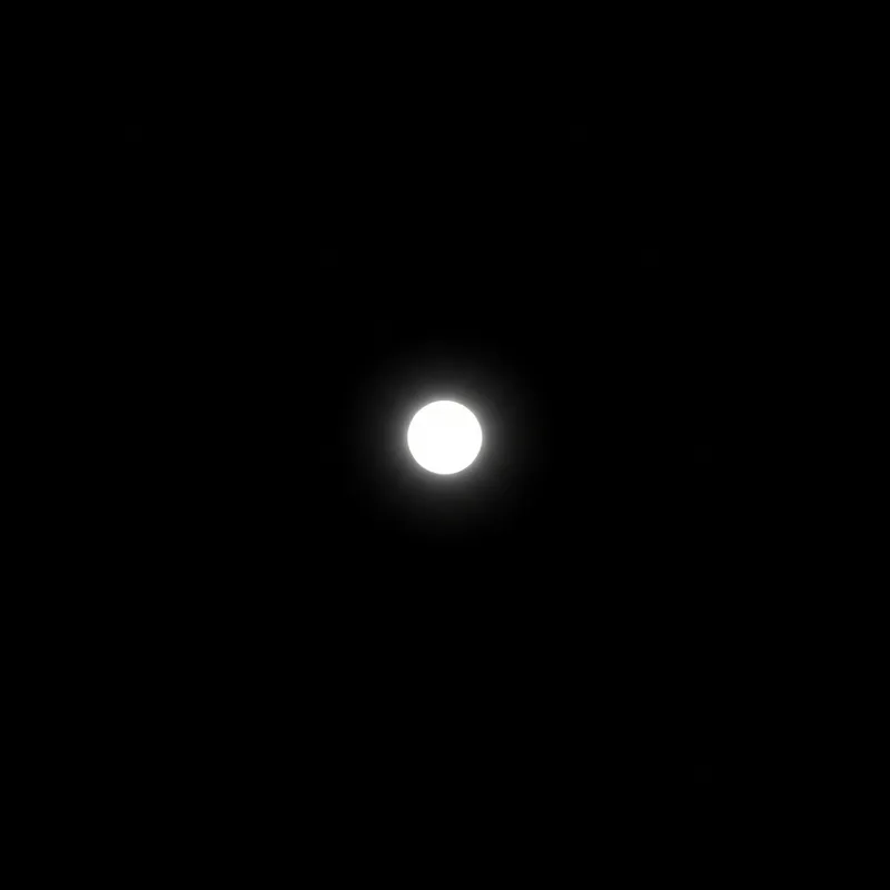 Simple Black and White Star Image