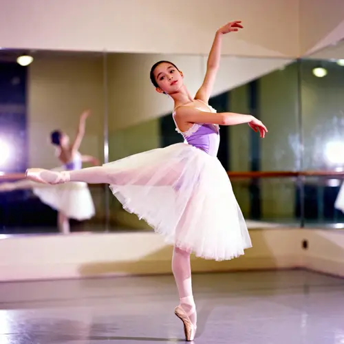 Elegant Ballerina Dance Audition Headshot