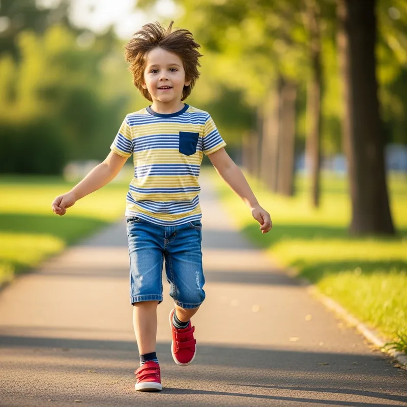 Middle-aged Boy in Underwear - Stylish and Adorable Look