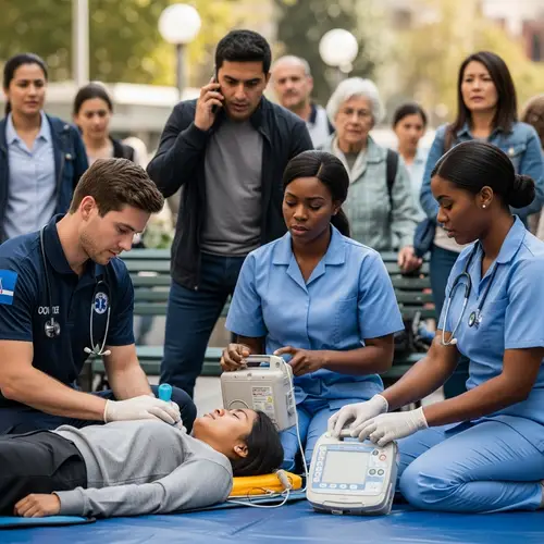 First Medical Aid Scene: Paramedic & Nurse Act Swiftly | Website