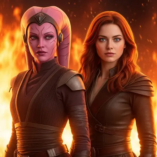 Courageous Heroes: Star Wars Twi'lek & Human Duo