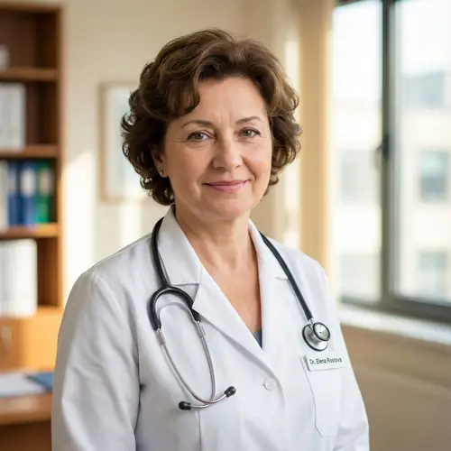 Trustworthy Doctor Headshot in White Coat