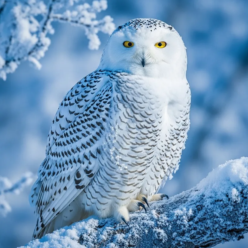Majestic Snowy Owl in Hyper-Realistic Splendor
