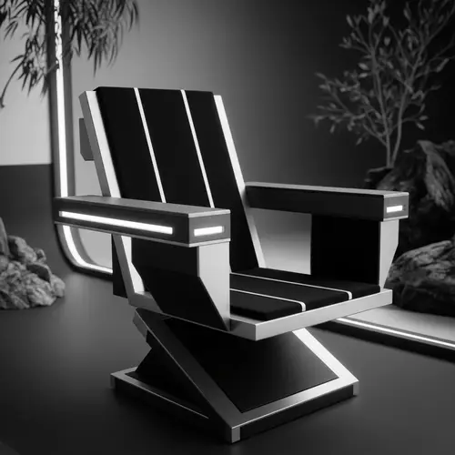 Sleek and Minimalist Chair Design Inspired by Sci-Fi Films