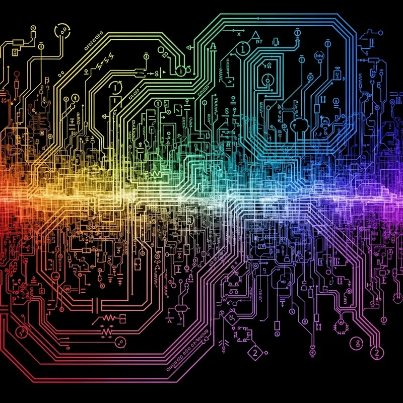 Electric Circuits: Abstract Art Explored