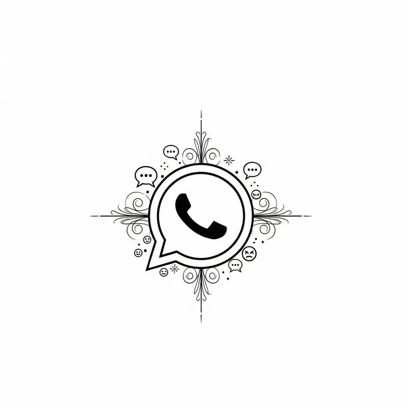 Telegram Logo Tattoo Design - Minimalist Styling