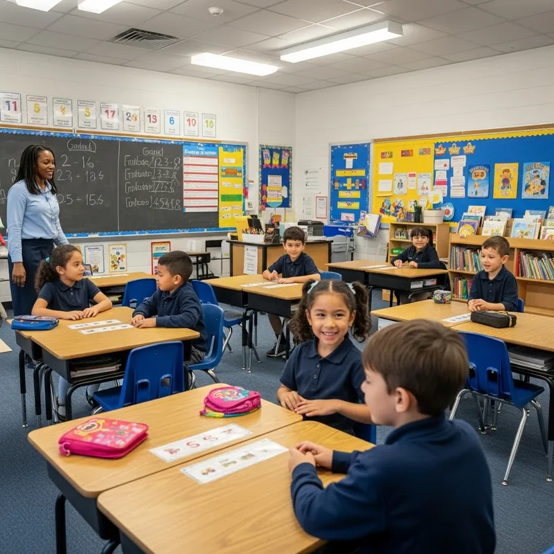 Engaging Classroom with Active Children and Teacher Engaging Classroom with Active Children and Teacher