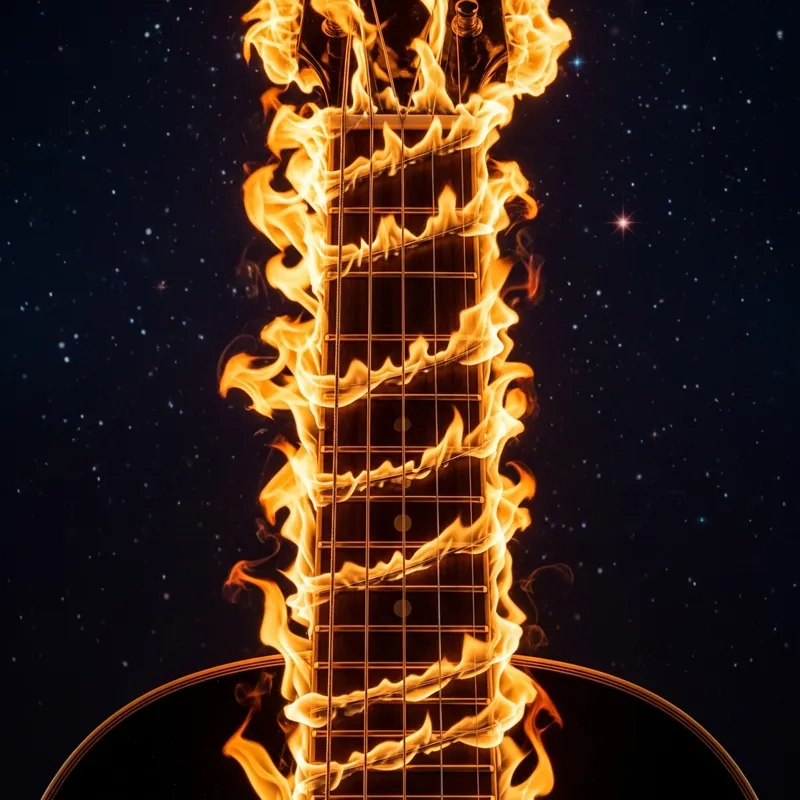 Searing Strings of Musical Instruments in Flames Searing Strings of Musical Instruments in Flames