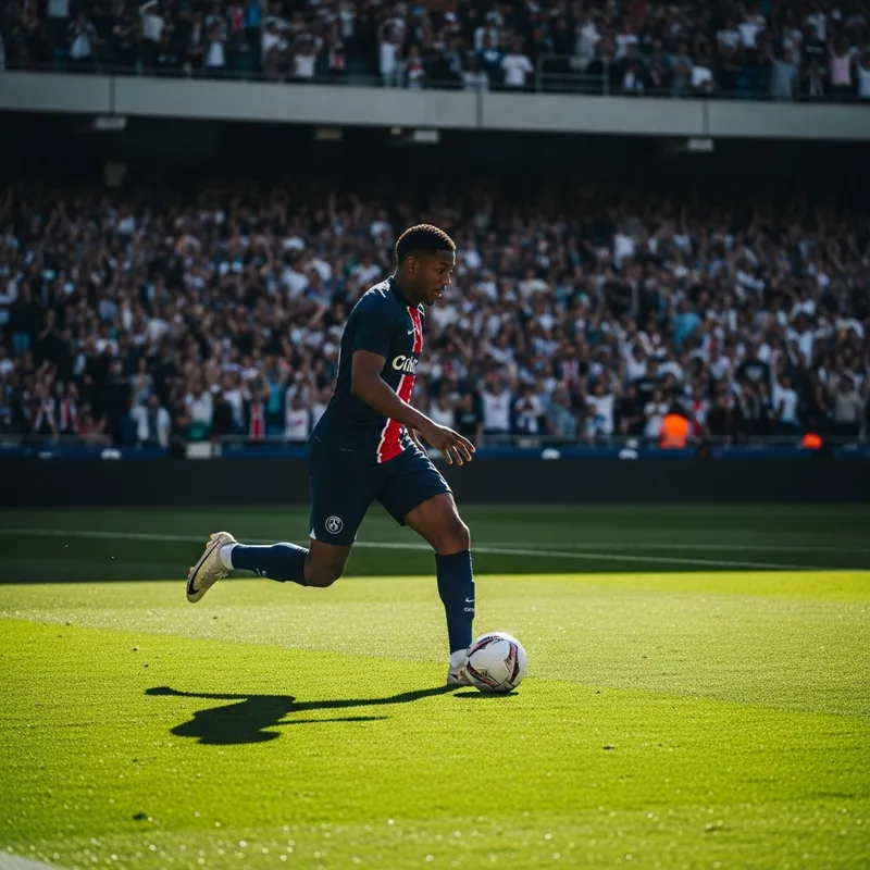 Cristiano Ronaldo Soccer Action on Green Field