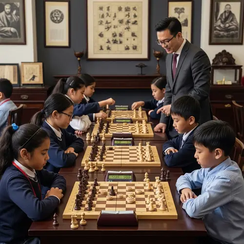 Chess Class with XiangQi for Primary School Students