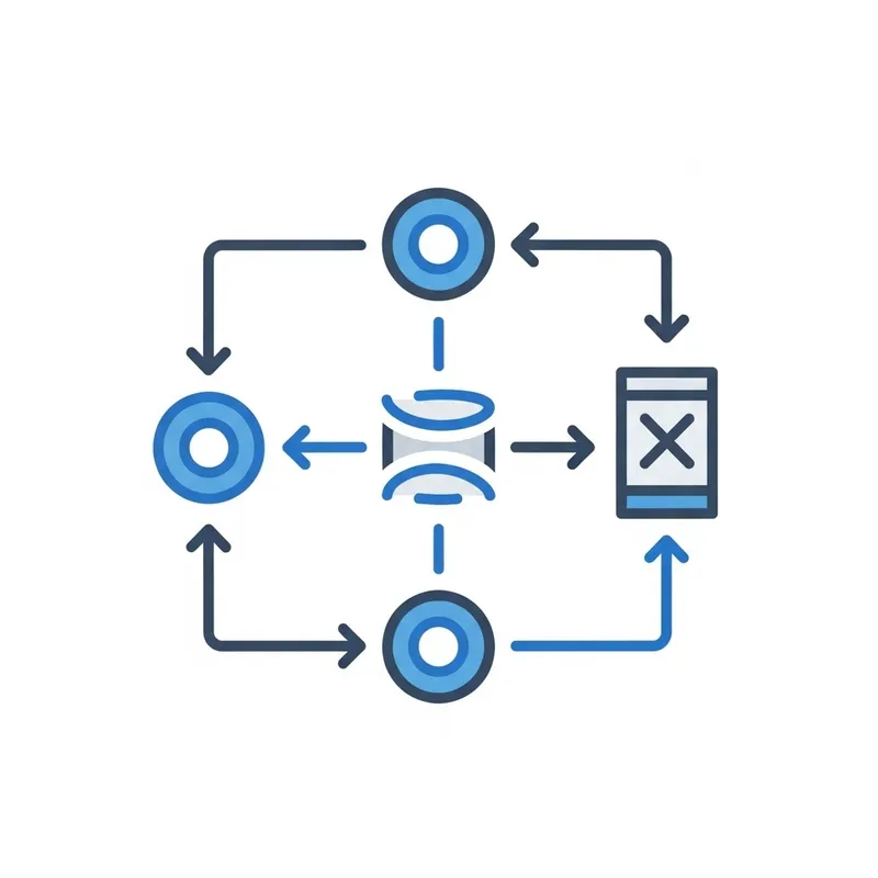 Data Pipeline Icon: Flow, Transformation, Integration