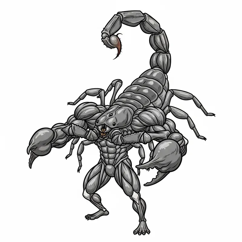 Muscular Scorpion: Robust Power and Strength