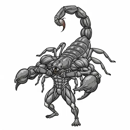 Muscular Scorpion: Powerful and Robust