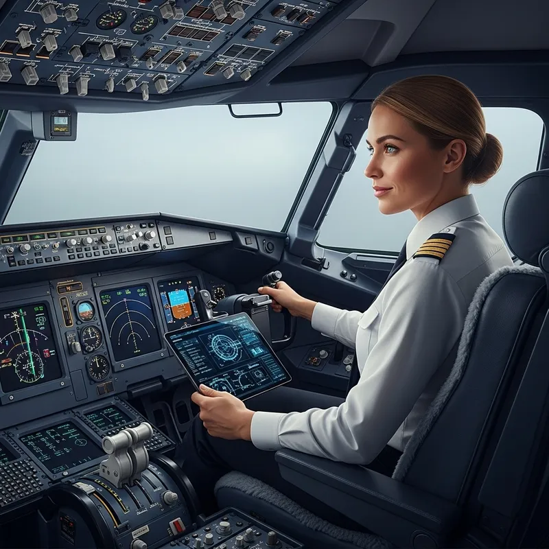 Talented Woman Pilot with Advanced Technology Skills Talented Woman Pilot with Advanced Technology Skills