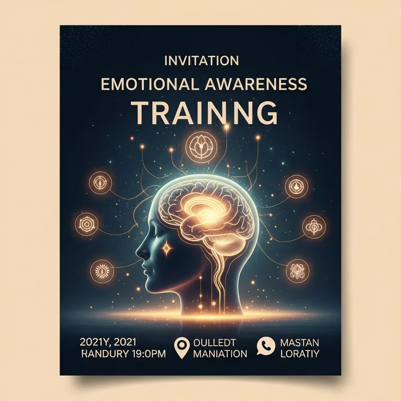 Emotional Awareness Training Invitation | Mindfulness Event