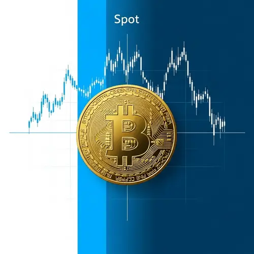 Golden Bitcoin Token on Market Chart | Spot Price Volatility