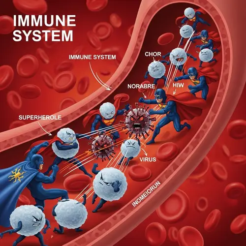 Boost Your Immune System with Superheroes Battling Invaders